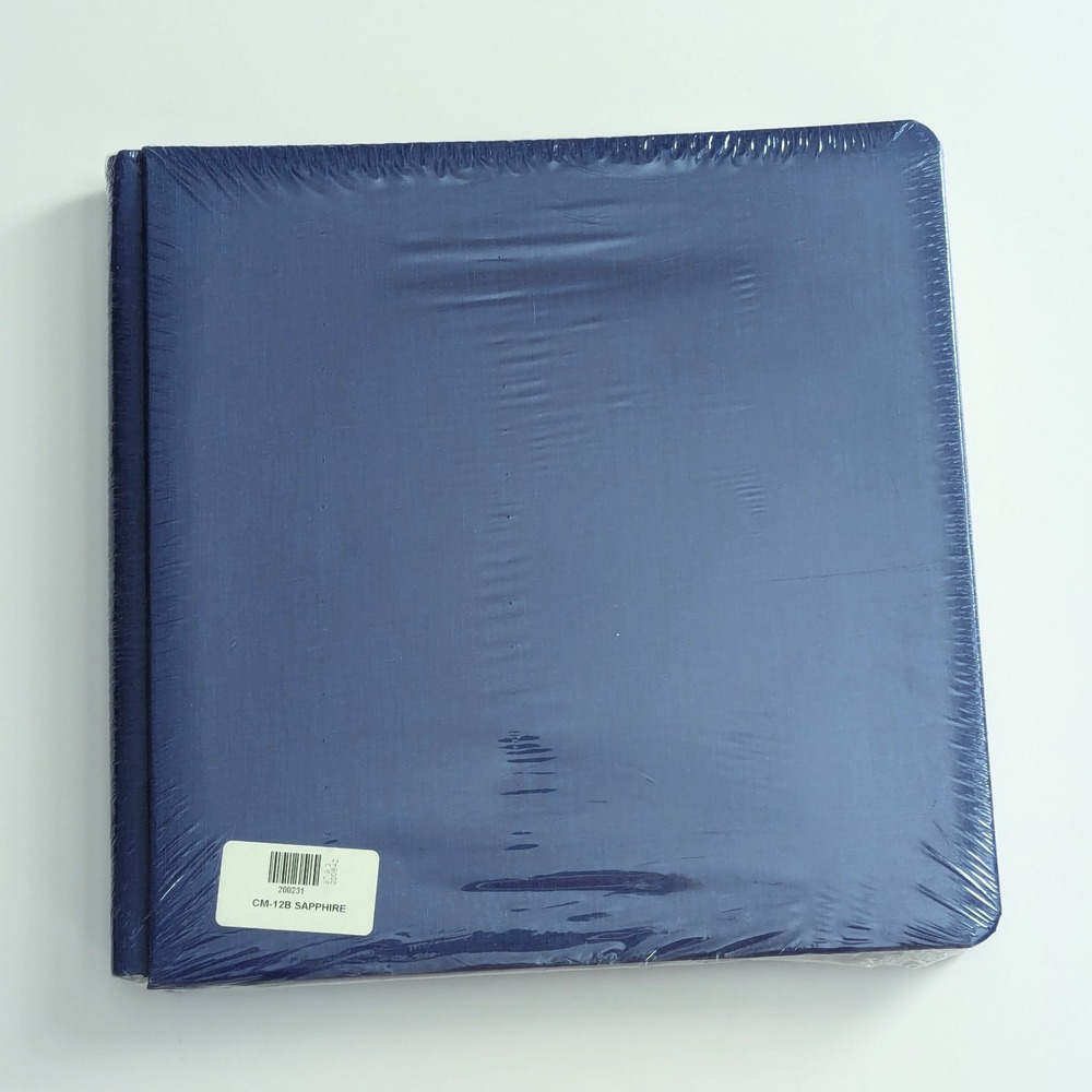 NEW Creative Memories 12x12 Album SAPPHIRE BLUE Silver Trim Pages + Protectors - Picture 4 of 9